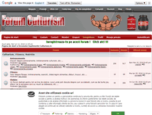 Tablet Screenshot of forum.suplimente-culturism.ro